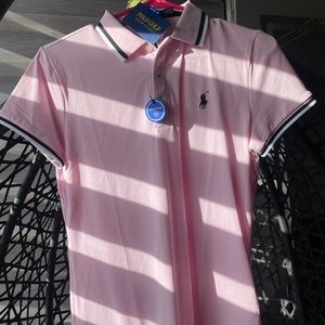Pink polo ralph lauren t shirt. Women size M.